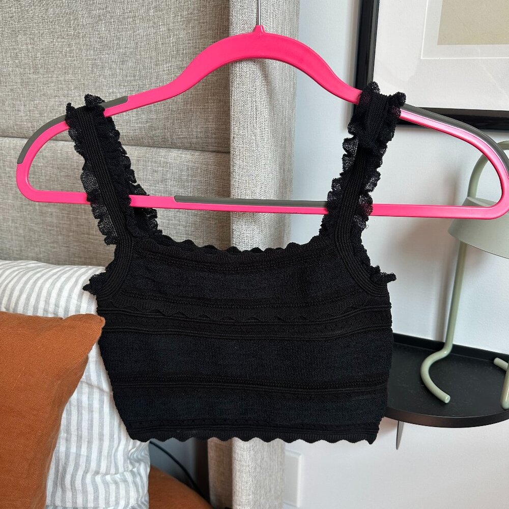 Sandro ruffle top